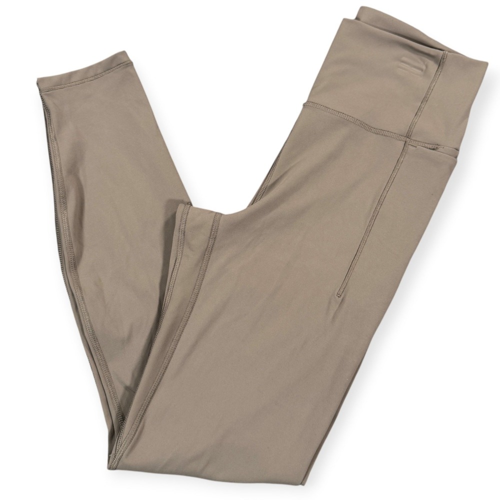 CALIA Inspire High Rise 7/8 Leggings Womens S Taupe Pockets Athletic Yoga